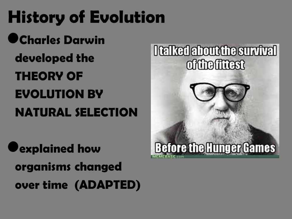 Darwin and His Theory of Evolution